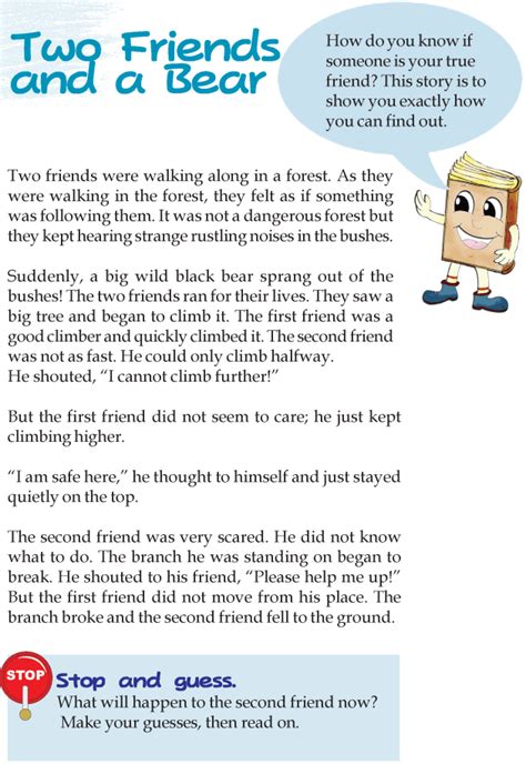 Grade 3 Reading Lesson 11 Fables And Folktales Two Friends And A Bear