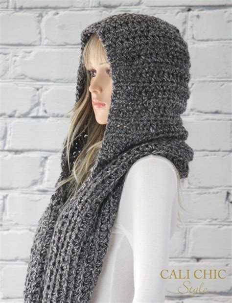 alexia hooded scarf pattern 800 crochet hooded infinity etsy crochet hooded scarf pattern