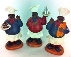 Black chef kitchen decor 5073. Fat Chef Black Kitchen African American Table Top Art Statue 64229 Table Top Art http://www.amaz ...