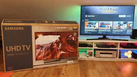 Подбор телевизора по характеристикам, ценам, брендам, типу матрицы, диагонали. Samsung 50" 4K UHD RU7400 Smart TV (2019) Unboxing and ...