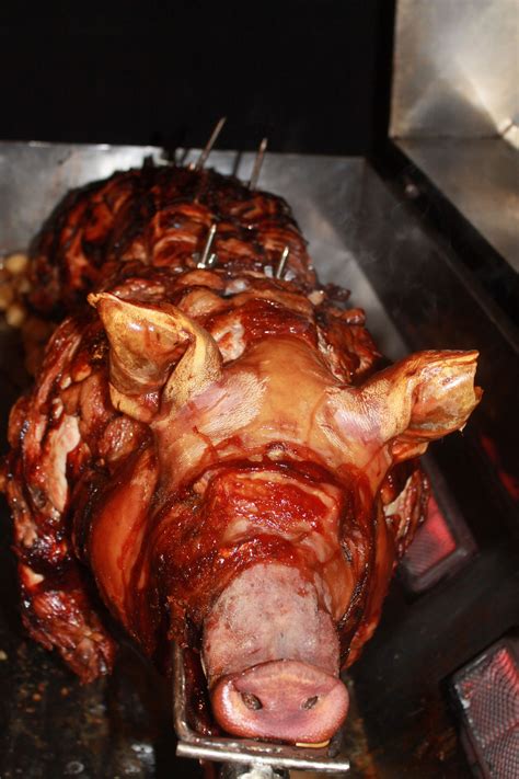 Pig On A Roast Roast Pork Food