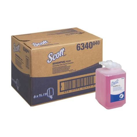 Kleenex Aqua Foam Hand Soap Refill Pink 1 Litre Pack Of 6 6340 Kc02453
