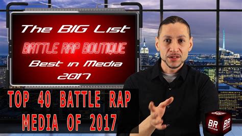 Top 40 Best In Battle Rap Media 2017 Youtube