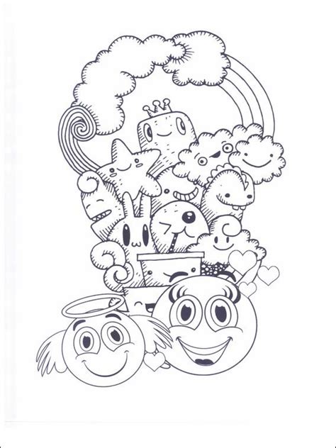 Smiley Emoji Desenho Emoticon Livro De Colorir Emoji Para Colorir