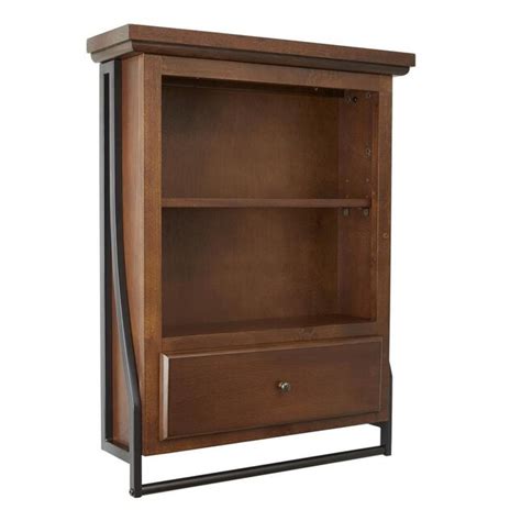 24 In W X 31 In H X 7 In D Cherry Bathroom Wall Cabinet At