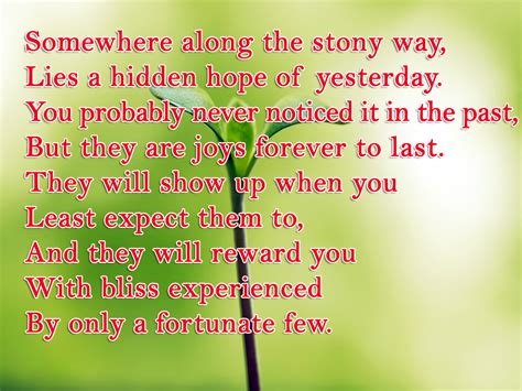 Best Hope Poems With Leaf Wallpapers Poetry Likers