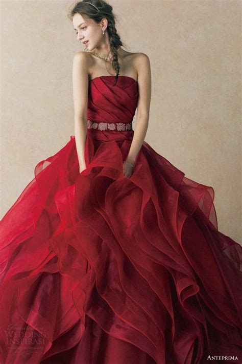 Obviously i have a thing for red wedding dresses… Amazing Red Wedding Dresses - Cherry Marry