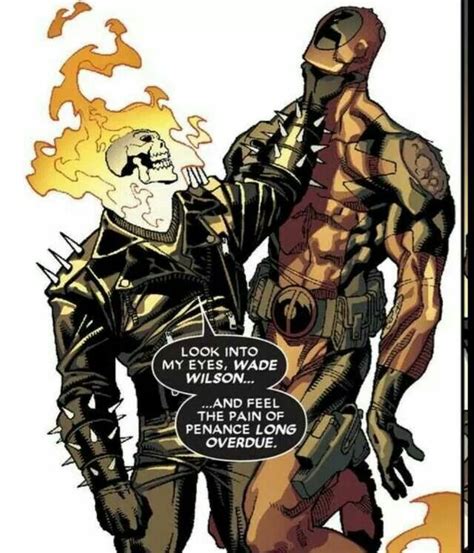 Ghost Rider Vs Deadpool Penance Stare Ghost Rider Marvel Ghost