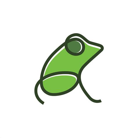 Minimalist Style Logo Simple Frog Or Frog Vector Illustration 7931772