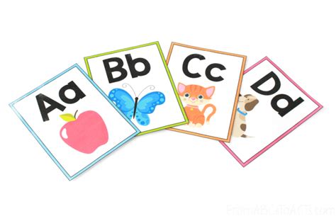 Alphabet Flash Cards To Print