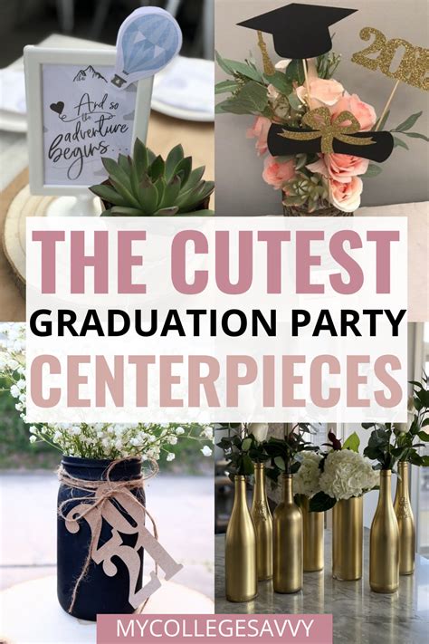 The Cutest Graduation Party Centerpieces Outdoor Graduation Parties