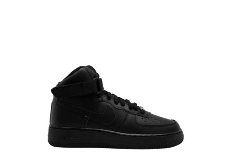 Size 35 Gs Nike Air Force 1 Le High Triple Black For Sale Online