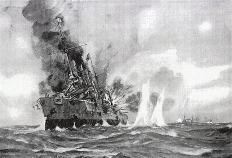 The battle is commemorated every year on 8 december in the falkland islands as a public holiday. SMS Gneisenau in action during the Battle of the Falkland ...