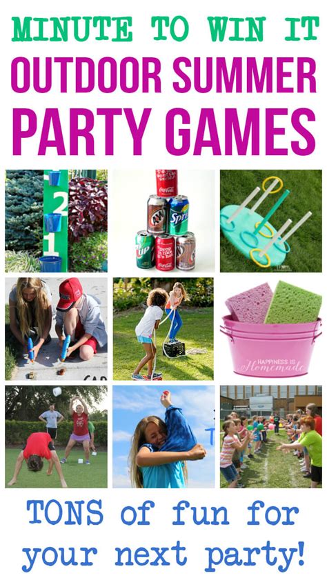 10 Awesome Minute To Win It Party Games Happiness Is