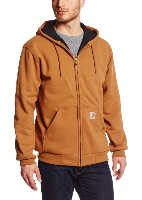 Carhartt Thermal Lined Hooded Zip Front Sweatshirt Hoodie 100632