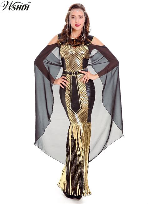 M Xl Ladies Adult Egyptian Cleopatra Costumes Sexy Egypt Queen Clothing
