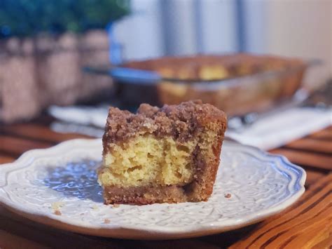 Coffee Cake With Crumble Topping The At Home Cook