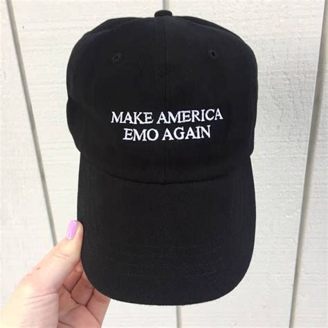 Make America Emo Again Embroidered Hat Emo Fashion Emo