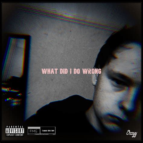 What Did I Do Wrong Single By Ozzyy Spotify