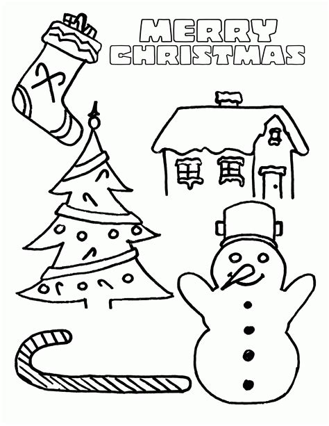Christmas Cards Coloring Free Printables

