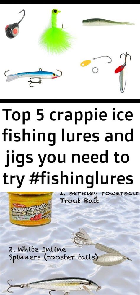 Top 5 Crappie Ice Fishing Lures And Jigs You Need To Try