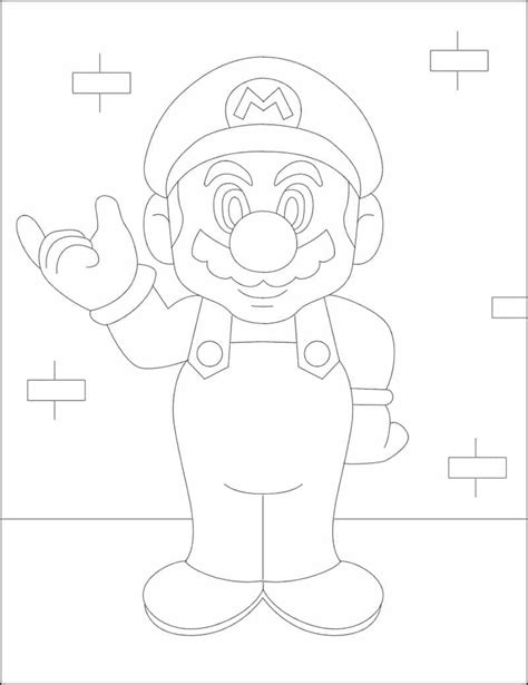 Straightforward Tips On How To Draw Mario Tutorial And Mario Coloring