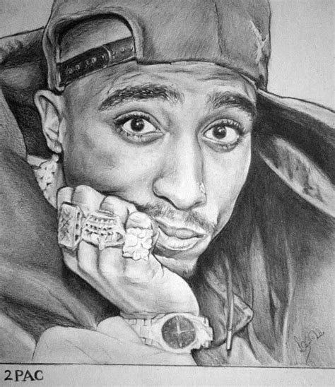 Tupac Shakur Drawing Drawings Tshirt Designs Male Sketch