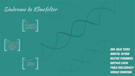 sindrome de klinefelter by beatriz fernandes