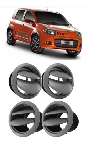 Kit Difusor Saida Ar Fiat Uno Vivace Way Attractive Cinza Mercadolivre