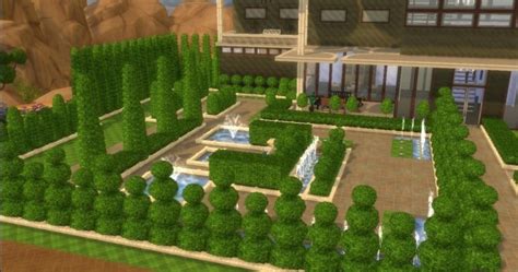 Elegance Topiary Shrubs Ts4 Conversion By Adonispluto At Mod The Sims