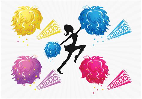 Free Vector Pom Poms - Download Free Vector Art, Stock Graphics & Images