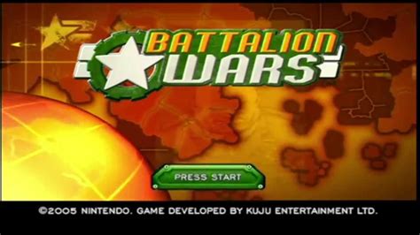 Battalion Wars Intro Youtube