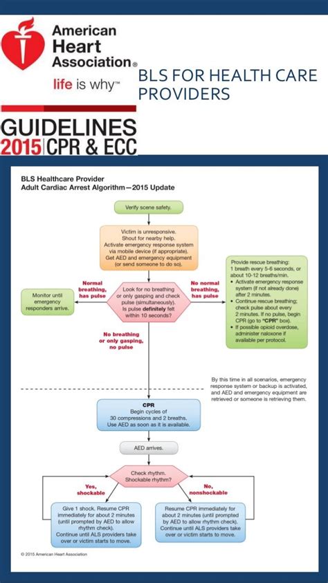 Aha 2015 Algorithms For Bls Acls Pals Acls Basic Life Support Acls