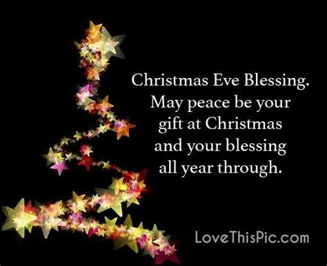 Christmas Eve Blessings Quote Pictures Photos And Images For Facebook