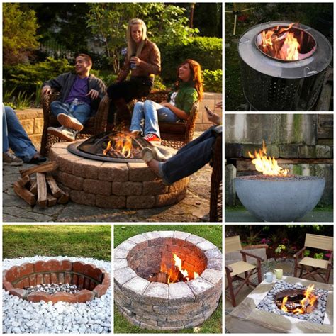 Garden table propane fire pit. Diy Fire Pit : Make a Fire Pit Ideas, Do it Yourself Fire ...