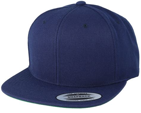 Navy Snapback Yupoong Caps Uk