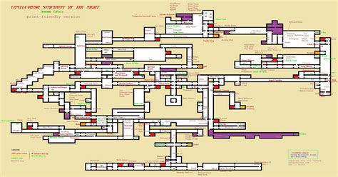Castlevania Symphony Of The Night Castle Map