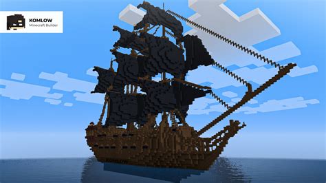 Black Pearl Pirates Of The Caribbean Minecraft Map