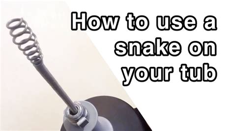 A small power snake with a 1/4 inch cable is the preferred choice for clearing a bathtub drain. How to Unplug a Bathtub Drain Using a Snake or Drum Auger ...