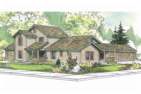 Amazing This Duplex Plan Fits On A Corner Lot Associated Designs House