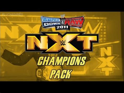Nxt Champions Pack Wwe Smackdown Vs Raw Texture Mods Youtube