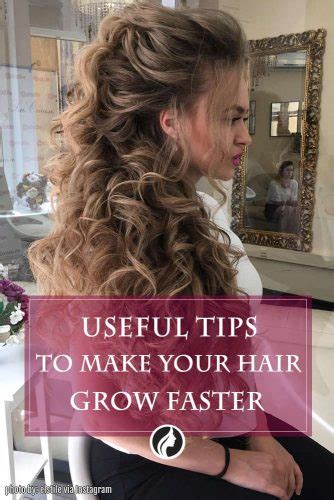 It's important to maintain a healthy diet. 8 Useful Tips On How To Make Your Hair Grow Faster