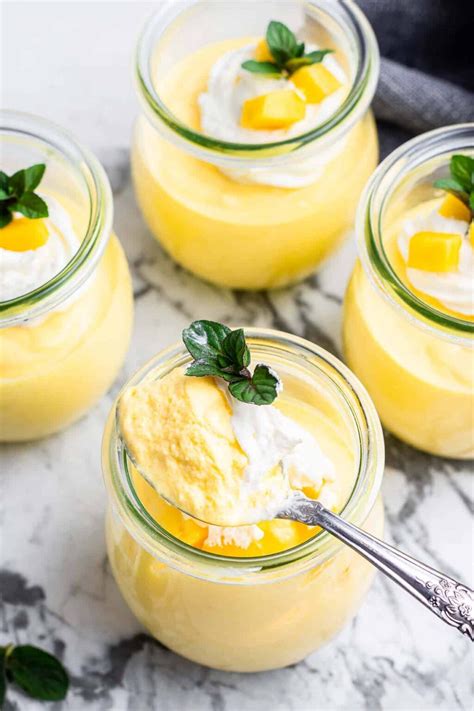 Creamy Mango Mousse Dessert Cups Dessert For Two