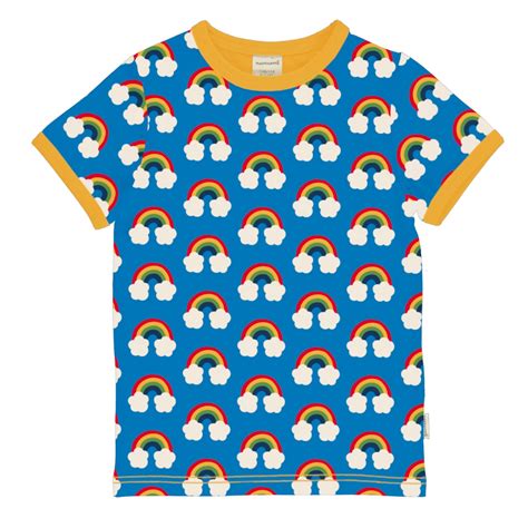 Maxomorra ~ Rainbow Organic Cotton T Shirt
