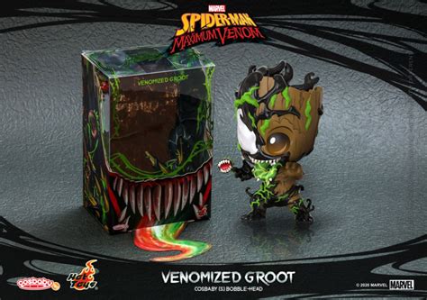 Spider Man Maximum Venom Venomized Groot Cosbaby S Hot Toys Figure