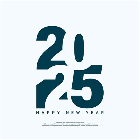 2025 Happy New Year Background Design 31107939 Vector Art At Vecteezy