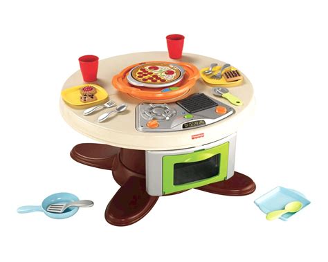 Yes, we are talking about christmas in july, but trust us when we say it will be on many holiday lists! Fisher-Price Servin' Surprises™ KITCHEN & TABLE