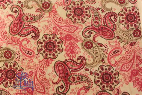 Red Paisley Wallpaper Wallpapersafari