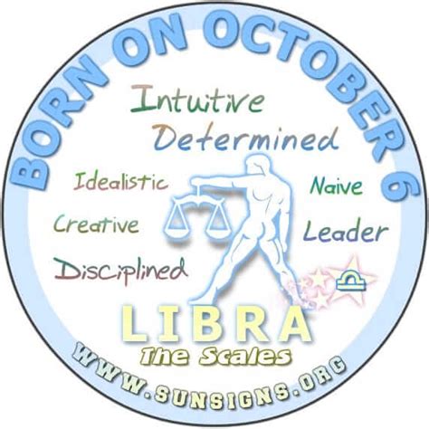 October 6 Zodiac Horoscope Birthday Personality Sunsignsorg