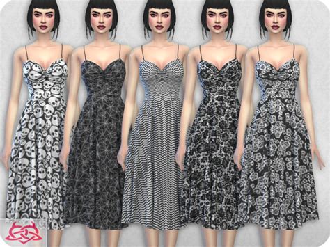 Claudia Dress Recolor 7 By Colores Urbanos At Tsr Sims 4 Updates